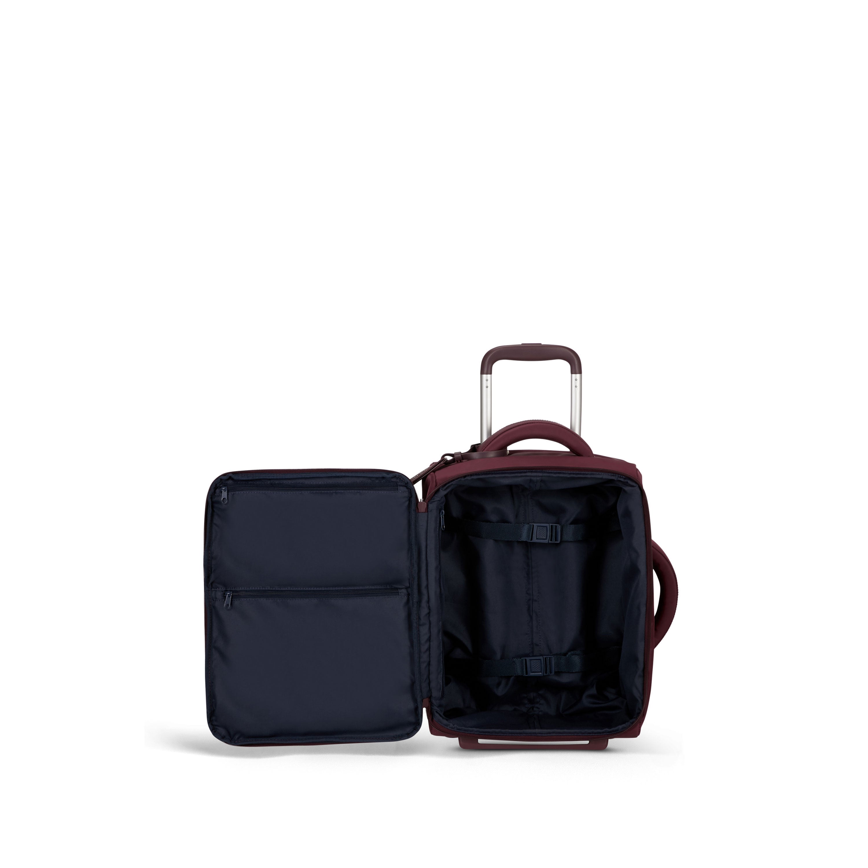 Lipault Foldable Plume Mini Cabin Upright, Bordeaux, Interior Image image number 2